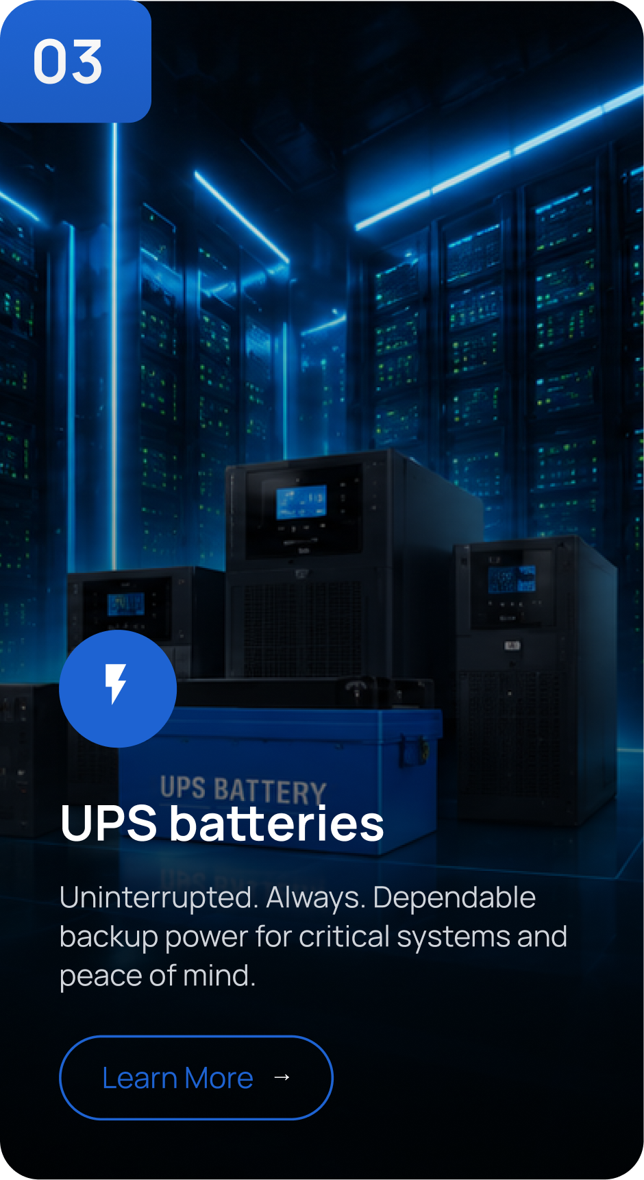 UPS batteries